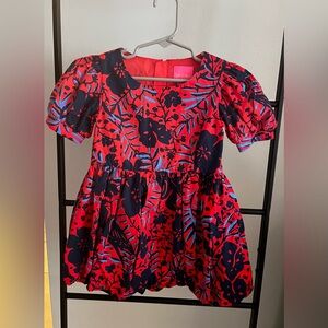 Lilly Pulitzer EUC Moiraine Dress in Heron My Own Way in Ruby Red